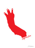 California Love (red on white)