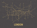 London (Dark Gray & Mustard)