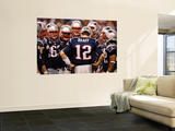 New York Giants and New England Patriots - Super Bowl XLVI - February 5  2012: Tom Brady