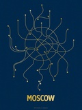 Moscow (Navy & Gold)