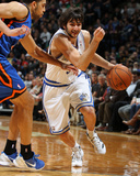 New York Knicks v Minneapolis Timberwolves  Minneapolis  MN  Feb 11: Ricky Rubio  Landry Fields