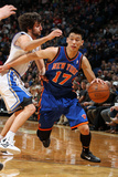 New York Knicks v Minneapolis Timberwolves  Minneapolis  MN  Feb 11: Jeremy Lin  Ricky Rubio