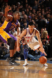 New York Knicks v Los Angeles Lakers  New York  NY  Feb 10: Jeremy Lin  Andrew Bynum
