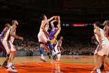New York Knicks v Los Angeles Lakers  New York  NY  Feb 10: Jeremy Lin  Steve Blake