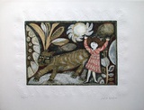 La Petite Fille Et Le Chat