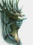 Femme au masque