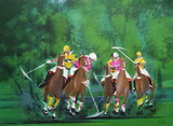 c - Partie de polo