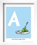 A - Do You Like Green Eggs and Ham (on blue)