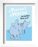 Horton Hears a Who: A Person's a Person (on blue)