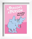 Horton Hears a Who: A Person's a Person (on pink)