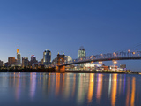 The Skyline of Cincinnati  Ohio  Usa