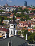 City View from Gediminas Hill  Vilnius  Lithuania