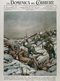 Fighting Between Russian and German TroopsLa Domenica Del Corriere (January 1943)