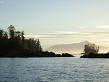 Sunset  Southeast Near Ketchikan  Alaska  Usa