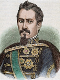 Alexander John Cuza (Husi  1820-Heidelberg  1873) Prince of Romania (1859-1866) by R Cremer