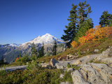 Mt Baker from Kulshan Ridge at Artist's Point  Heather Meadows Recreation Area  Washington  Usa