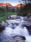 Stream Runs Through Lamoille Canyon in the Ruby Mountains  Nevada  Usa