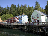 Downtown Creek Street  Ketchikan  Alaska  Usa
