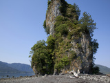 New Eddystone Rock  Behm Canal  Alaska  Usa