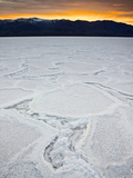 Badwater Basin  Death Valley National Park  California  Usa