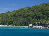 Town of La Passe Harbor  Island of La Digue  Seychelles