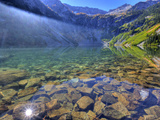 Rainy Lake  North Cascade Mountains  Washington  Usa