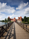 Island Castle on Lake Galve  Trakai Historical National Park  Trakai  Lithuania