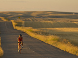 Road Bicycling Near Great Falls  Montana  Usa