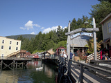 Downtown Creek Street  Ketchikan  Alaska  Usa
