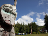 Saxman Totem Park  Ketchikan  Alaska  Usa