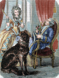 Louis Xv (1710-1774) King of France (1715-1774) and Marie Jeanne Becu  Comtesse Du Barry