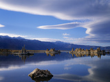 Lake Reflections in South Tufa Area  Mono Lake  California  Usa