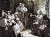 Cloistered Nuns  Gospel Reading  19th Century