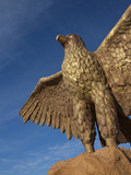Eagle Sculpture  Belvedere Rocks  Tozeur  the Jerid Area  Tunisia