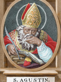 St Augustine (354-430) African Bishop  Doctor and Father of the Church
