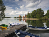 Island Castle on Lake Galve  Trakai Historical National Park  Trakai  Lithuania