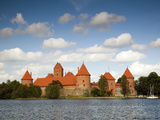 Island Castle on Lake Galve  Trakai Historical National Park  Trakai  Lithuania