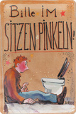 Im Sitzen pinkeln