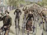 American League Cycles in Pennsylvania Avenue Mid May 1884  Washington  Usa