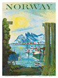 Norway: Fishing Village  c1940s