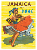 British Overseas Airways Corporation: Jamaica - Jet BOAC  c1950s