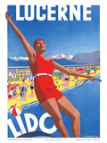 Lido  Lake Lucerne  Switzerland  c1933