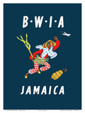 British West Indies Airways: BWIA Jamaica  c1961