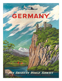 Pan American: Germany der Rhine  c1950s