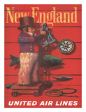 United Air Lines: New England  c1955