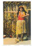 Hula Girl  Honolulu  Hawaii  c1930s