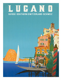 Swiss Italian Resort  Lugano  Switzerland c1958