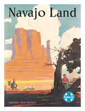 Santa Fe Railroad: Navajo Land  c1954