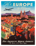 Pan American: Fly to Europe by Clipper  c1940s
