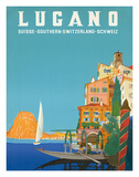 Swiss Italian Resort  Lugano  Switzerland c1958